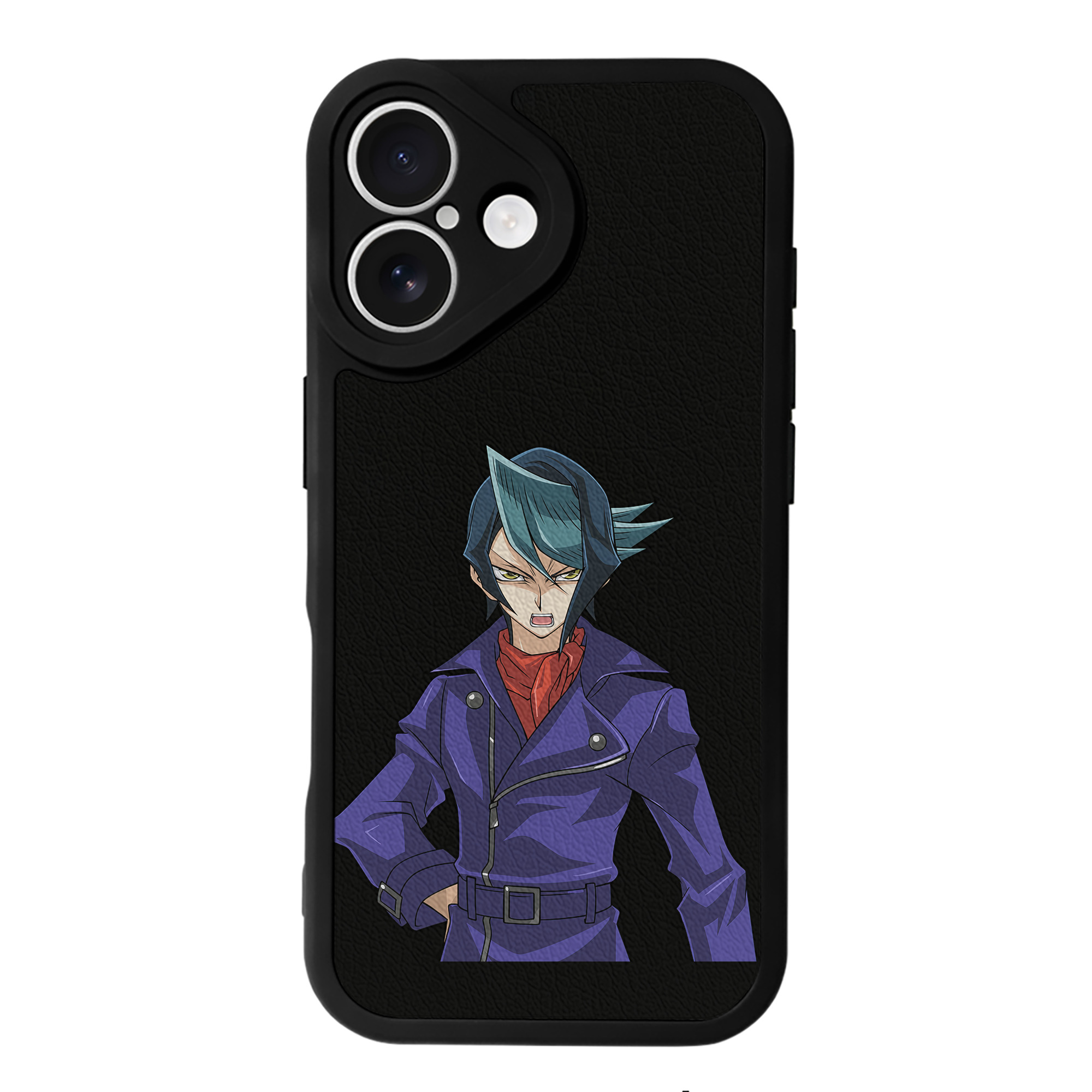 遊☆戯☆王 Yu-Gi-Oh! 【iPhone 16シリーズ対応】シリコンスマホケース（レザー調） 材質：シリコン